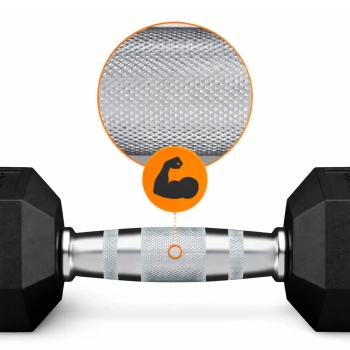 HANTEL OBCIĄŻNIKI DO ĆWICZEŃ MIĘŚNI HEX 20KG